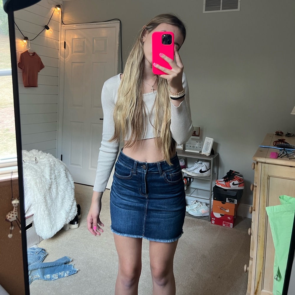 American Eagle Jean Skirt